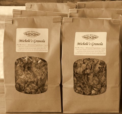 The very first bags of Michele's Granola