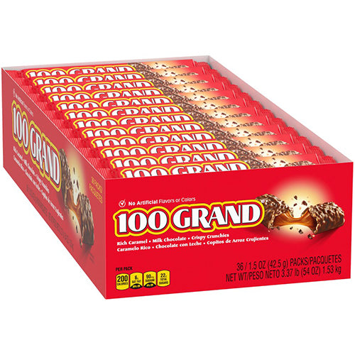 100 Grand Candy Bar  oz. - All City Candy