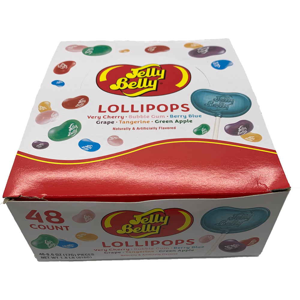 Jelly Belly Jelly Bean Flavored Lollipops All City Candy 