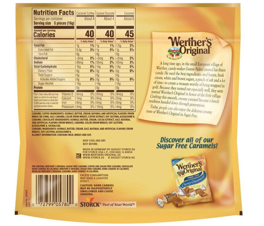 Werther's Original Ingredients | ubicaciondepersonas.cdmx.gob.mx