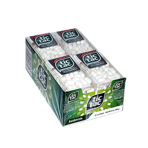 All City Candy Tic Tac Freshmint Mints - 1-oz. Pack Mints Ferrero Case of 12 For fresh candy and great service, visit www.allcitycandy.com