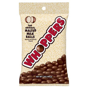 All City Candy Whoppers Malted Milk Balls - 7-oz. Bag Chocolate Hershey ...