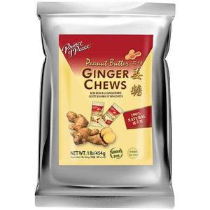 Prince of Peace Peanut Butter Ginger Chews 1 lb. Bag