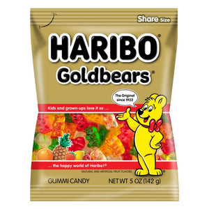 Haribo Gold-Bears Gummi Candy Peg Bags - All City Candy