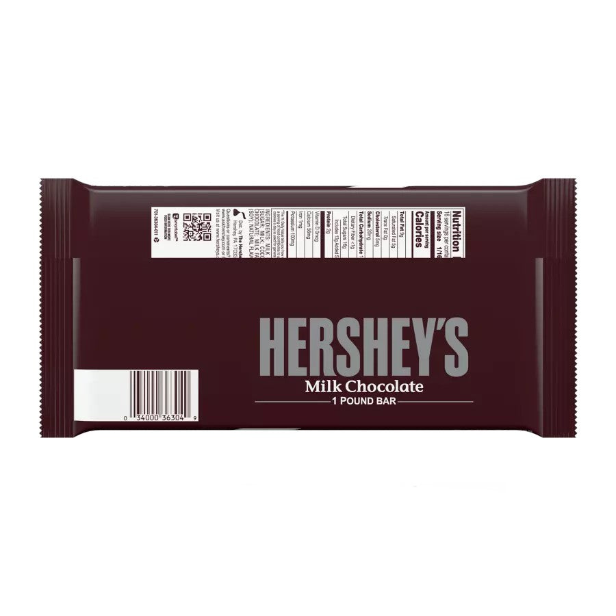 Hershey's Milk Chocolate 1 Pound Candy Bar - All City Candy