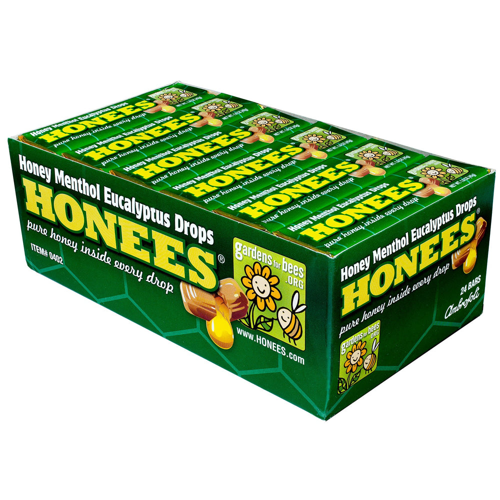 Honees Cough Drop Honey Menthol Eucalyptus 1.6 oz - All City Candy