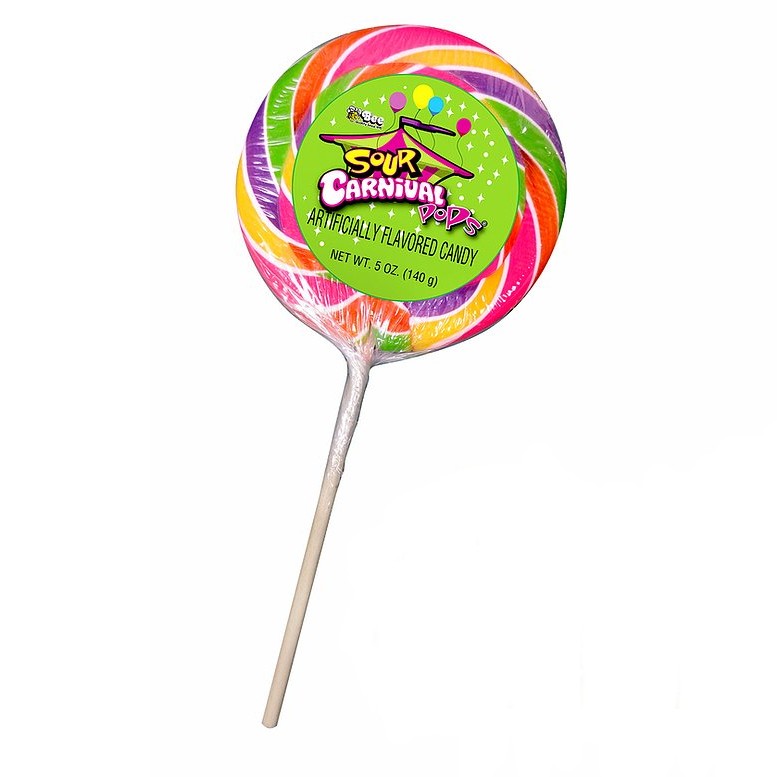 Bee Giant Sour Carnival Pops 4.25 oz. - All City Candy