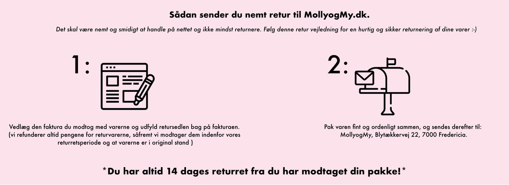 Send nemt retur hos Molly&My