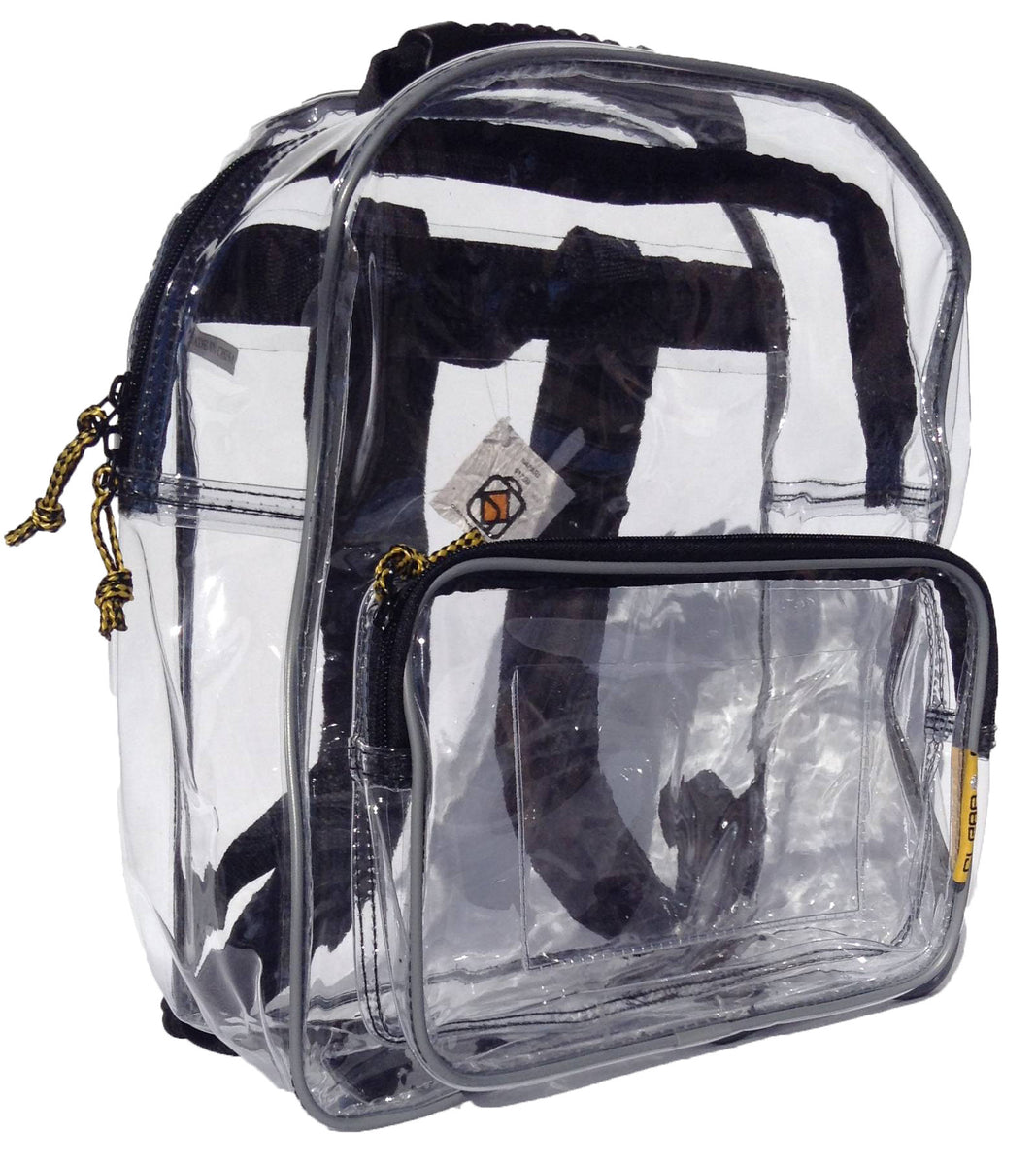 small clear backpack