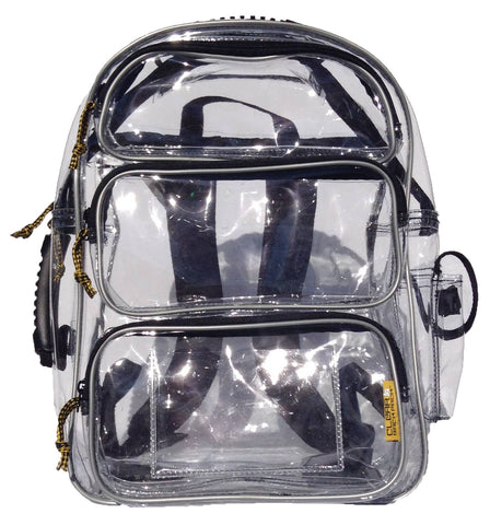 Heavy Duty Clear Backpacks and Book Bags | Clear Backpack Policy ...