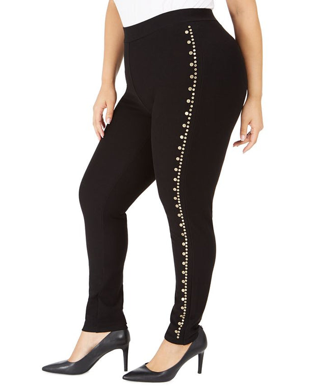 BT-C  M-109   {Michael Kors} Black Leggings SALE!!!  Retail $135.00 PLUS SIZE 1X