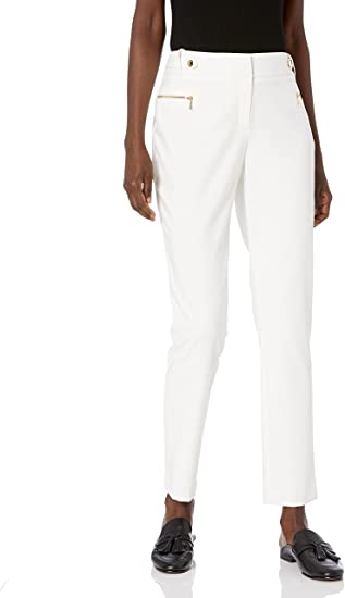 BT-G M-109 {Calvin Klein} Crisp White Pants Retail €89.50 PLUS SIZE 18W