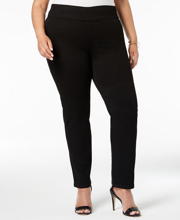 BT-Y  M-109 {Charter Club} Black Stretch Jeans Retail €69.50 EXTENDED PLUS SIZE 28W