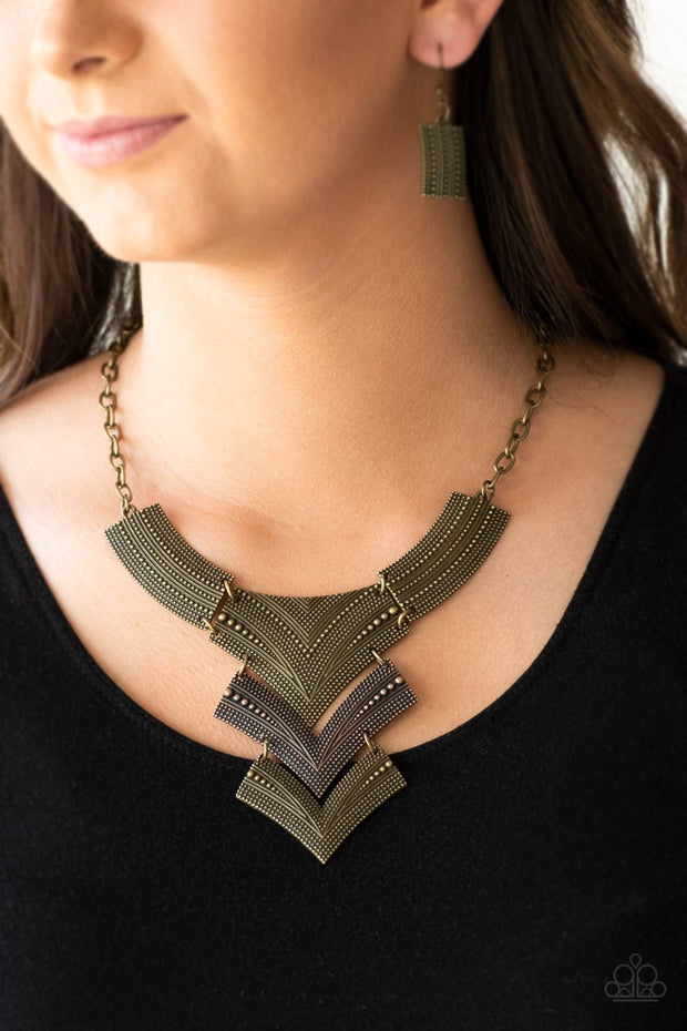 PAPARAZZI (331) {Fiercely Pharaoh} Necklace