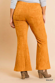 BT-D {Could Be Yours} "UMGEE" Camel Suede Wide Leg Pants PLUS SIZE