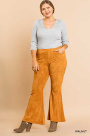 BT-D {Could Be Yours} "UMGEE" Camel Suede Wide Leg Pants PLUS SIZE