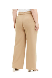 BT-R  M-109  {INC Plus} Sand Wide Leg Pant RETAIL $89.50 EXTENDED PLUS SIZE 16W 24W 28W