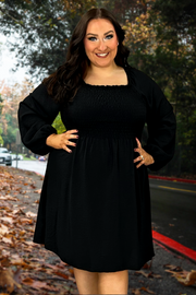 22 SLS-A {Stormy Night} Black Smoked Dress PLUS SIZE 1X 2X 3X