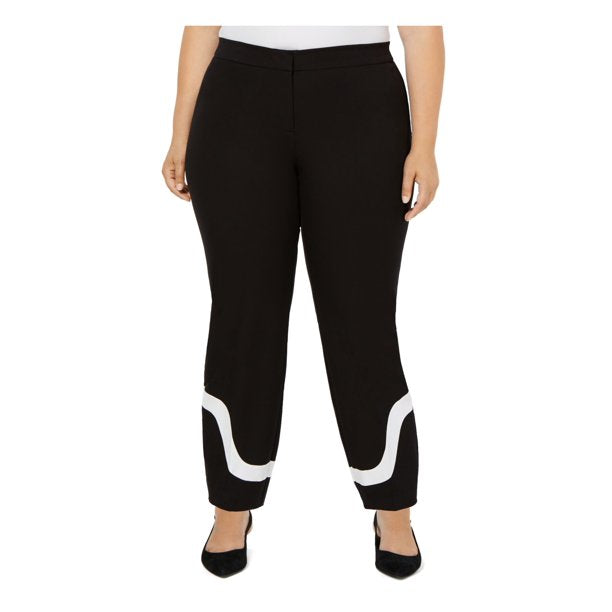 BT-M  M-109  {Alfani} Black Ankle Pants***SALE*** Retail €84.50 PLUS SIZE 14W 16W 18W 20W 22W 24W