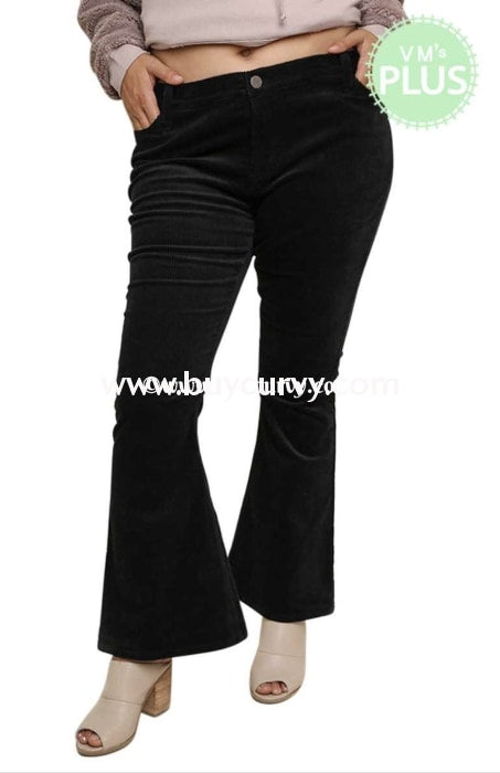 black corduroy bell bottoms