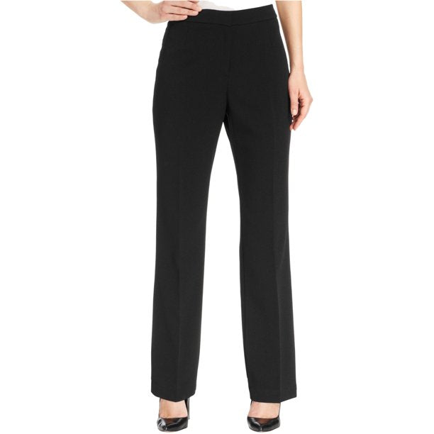 BT-R  M-109 {Kasper} Kate Black Classic Fit Pants RETAIL $79.00 24W