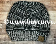 Hat-Original C.c. Beanie~ Silver/black Metallic Hats