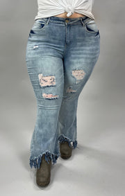 BT-Q {ELITE} Denim Distressed Jeans With Holes