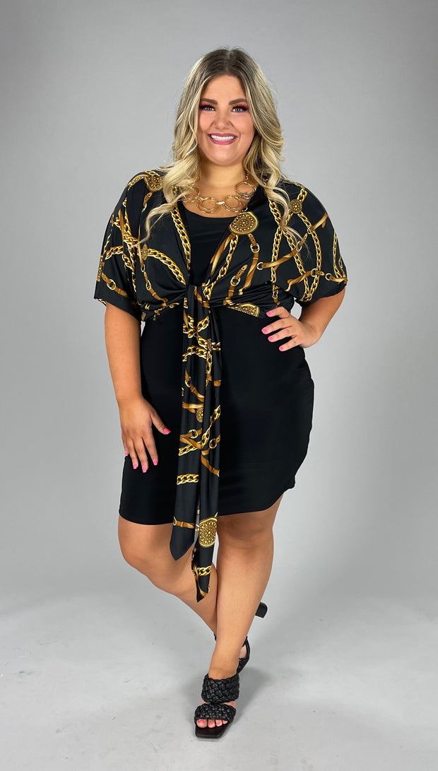 30 SET {Luxury Design} Black 2PC Set Dress PLUS SIZE 1X 2X 3X