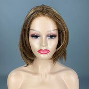 "Double Shot Bob" (Nutella Buttercream) HAND-TIED Luxury Wig