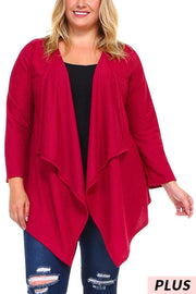 22 OT-B {Playful Playlist} Magenta Cardigan PLUS SIZE XL 2X 3X SALE!!!!!