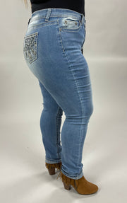 BT-A {GEMMA RAE} Hi-Rise Skinny Jeans