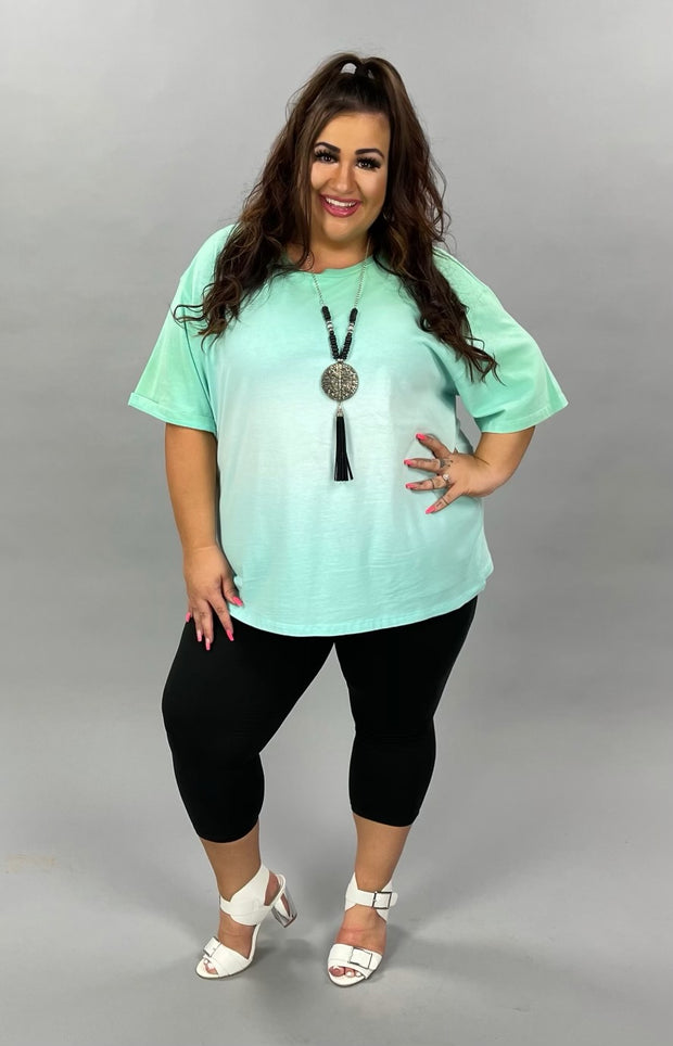 63 CP-H {Repeat After Me} MINT Sale! Gradient Dye Top PLUS SIZE XL 2X 3X