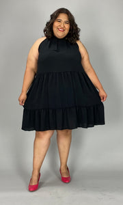 27 SV-T {Spectacular Night} Black Sleeveless***SALE*** Tiered Dress PLUS SIZE 1X 2X 3X