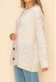 52 OR 37 OT-F {Full Of Cuddles} SALE!!!Oatmeal Buttoned Sweater PLUS SIZE 1X/2X  2X/3X