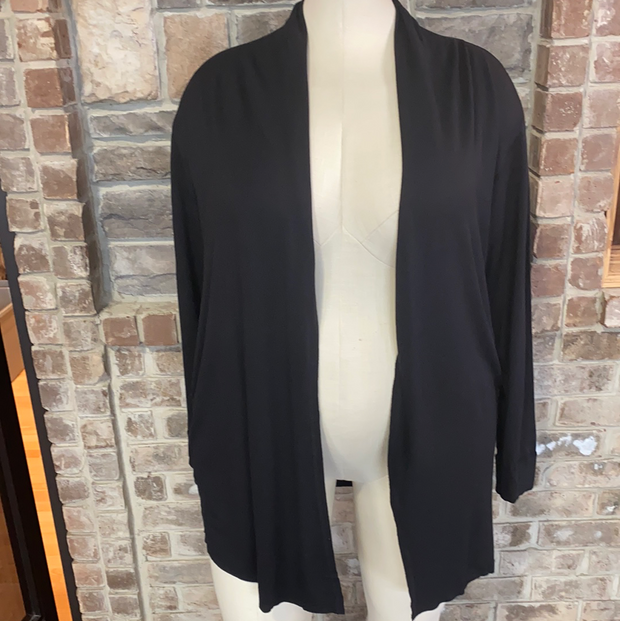 22 OT-A {Planned For This}  Black Cardigan PLUS SIZE XL 2X 3X