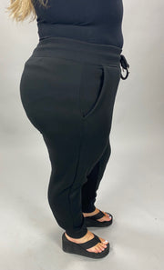 BT-T {BEBE} Stretchy Black Athletic Pants with Drawstring