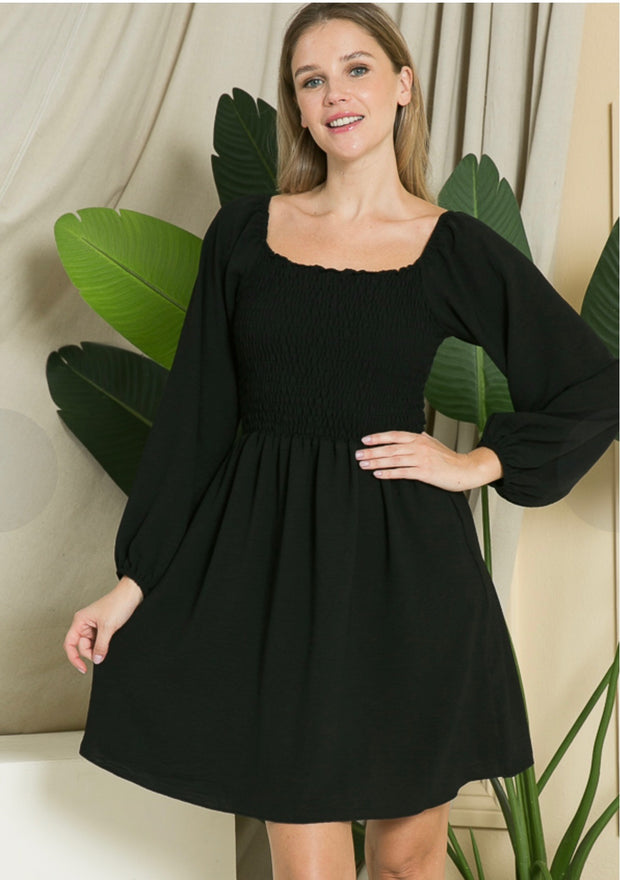 22 SLS-A {Stormy Night} Black Smoked Dress PLUS SIZE 1X 2X 3X