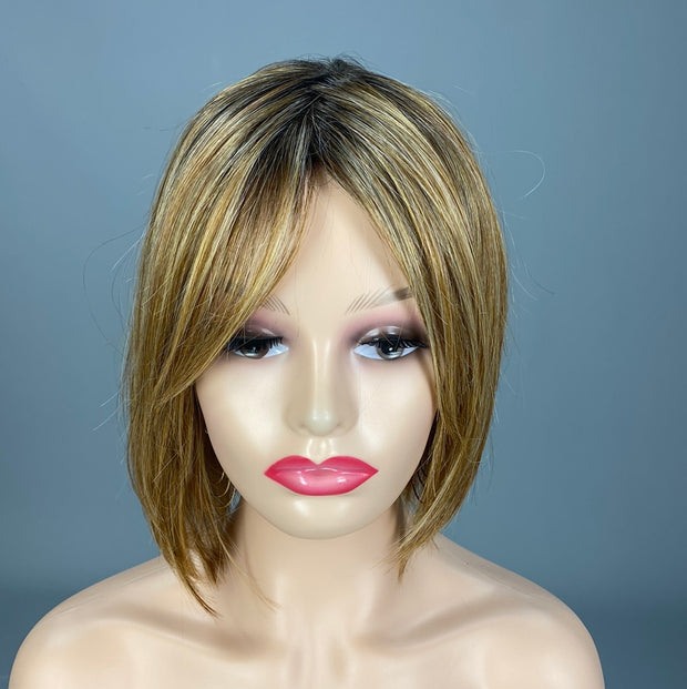 "Double Shot Bob" HAND-TIED Luxury Wig {BELLE TRESS}