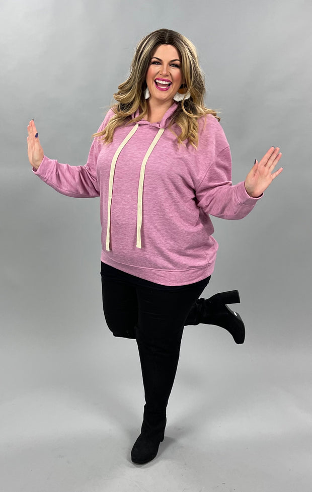 HD-S "UMGEE" Berry with Drawstring Hoodie  PLUS SIZE XL 1X 2X