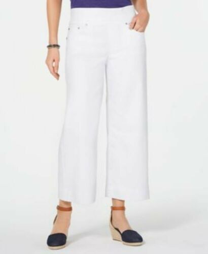 BT-B   M-109  {Style & Co} White Cropped Jeans Retail €59.50 PLUS SIZE 22W 24W