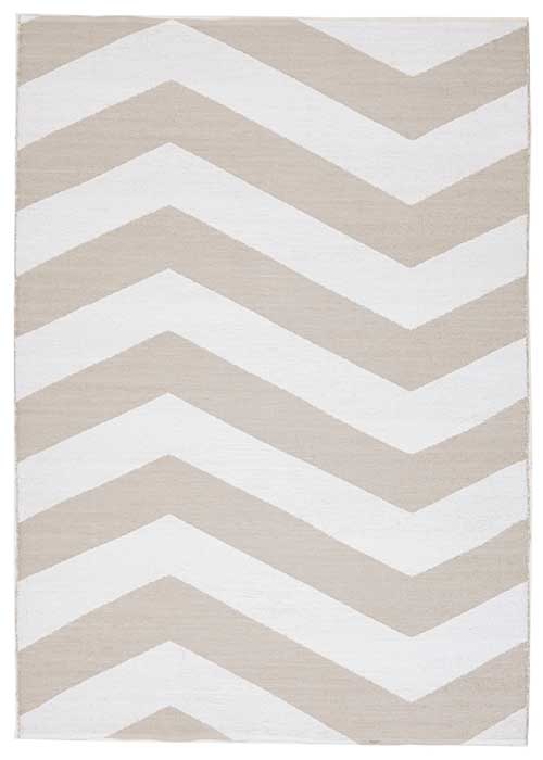 Coastal Taupe Rug Chevron