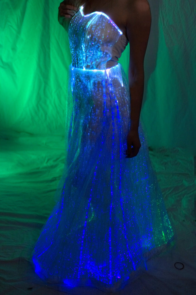 Fiber Optic Wedding Dress TrYptiX