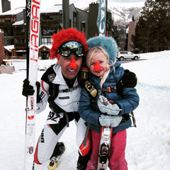 Hagen family at the SIA Outdoor Demo Skimo race