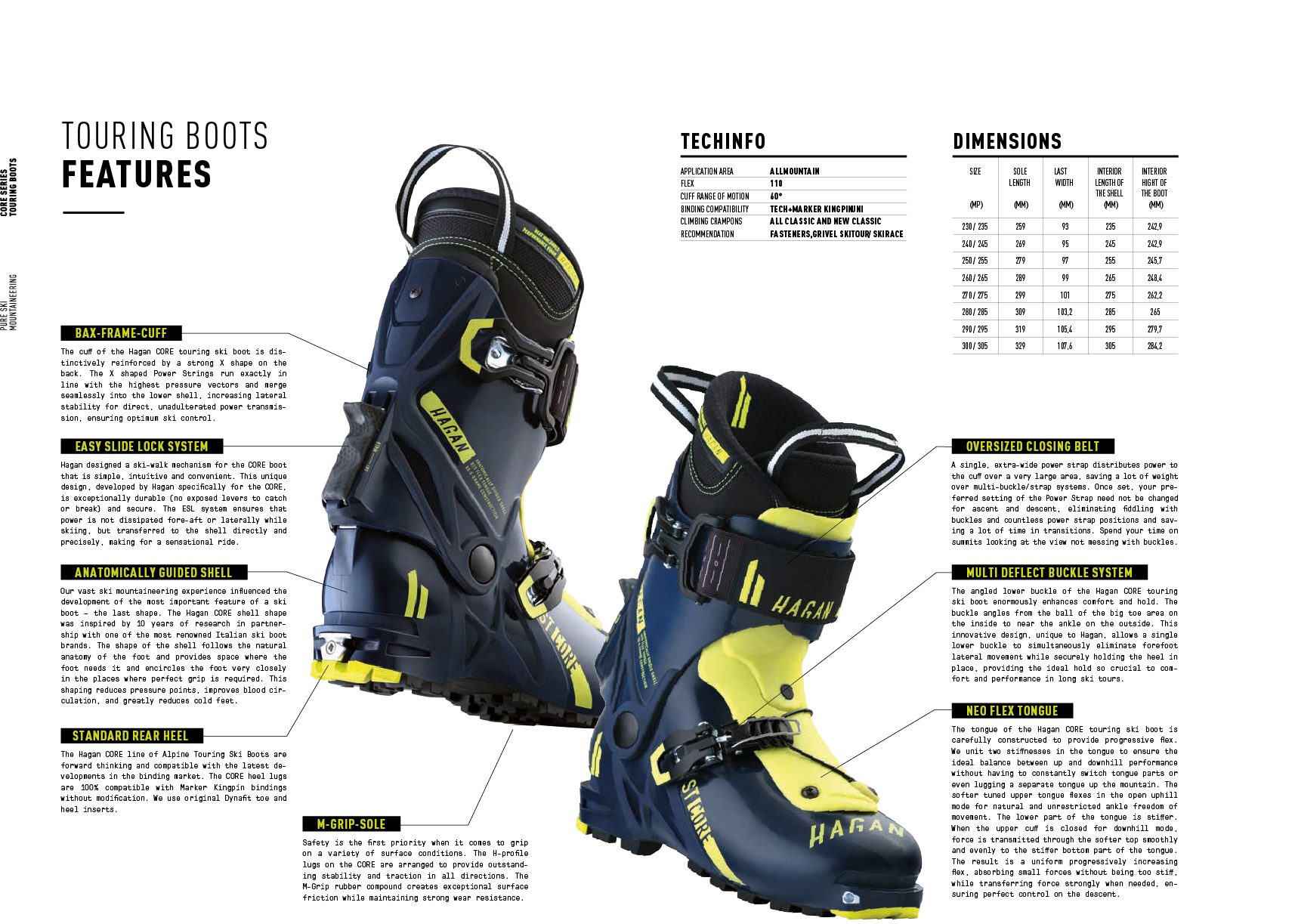235 mm ski boot size