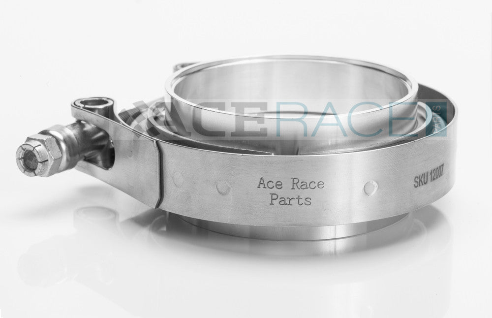 3 V-Band Exhaust Flange Clamp Assembly - 304 Stainless Steel– Ace Race  Parts