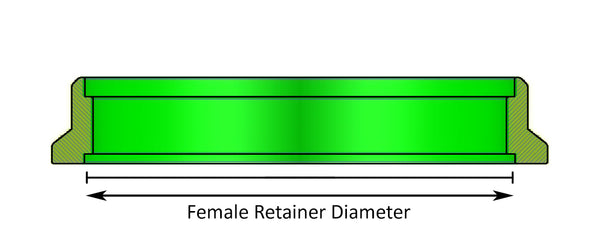 V-Band Flange Female Retainer Diameter | Ace Race Parts