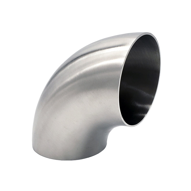 4.000" 14ga Tight Radius 90° Mandrel Bend - (4.000" CLR) - Brushed Finish - 304 Stainless - Ace Race Parts product image