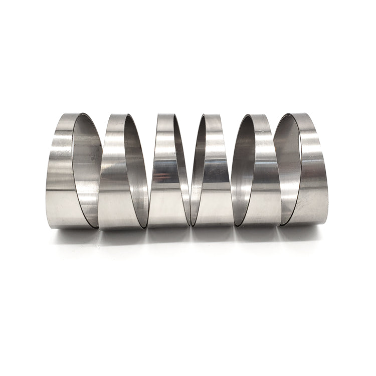 3.500" OD x 0.047" (1.2mm) Short Radius (1D) Pie Cut CP1 Titanium (90° Bend - 6 Pieces Total)
