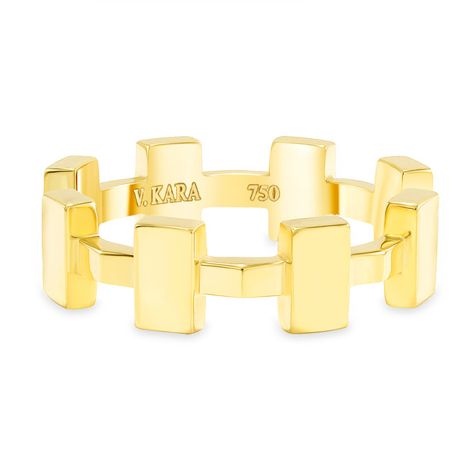 Stackable gold rings for women