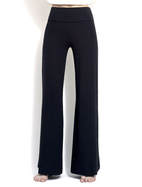 Katia palazzo style trouser in bamboo and organic cotton spandex jerse ...